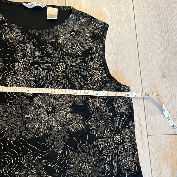 Vintage Laura Ashley slinky tank top floral - Picture 6 of 7